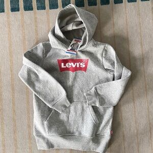 Kids Levi’s Hooded Pullover Sweatshirt 7/8 NEW with tags